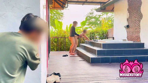ดูคลิปหลุดไทย noochii เงี่ยนหีเย็ดกับแฟนหนุ่มเอาร์ดอแล้วมีเพื่อนแฟนมาแอบดูโดนแฟนเย็ดแตกในเสร็จ onlyfans เพื่อนแฟนเข้ามาย่องเสียบหีต่อรอบสองเย็ดเบิ้ลเสียวหีสุดๆ